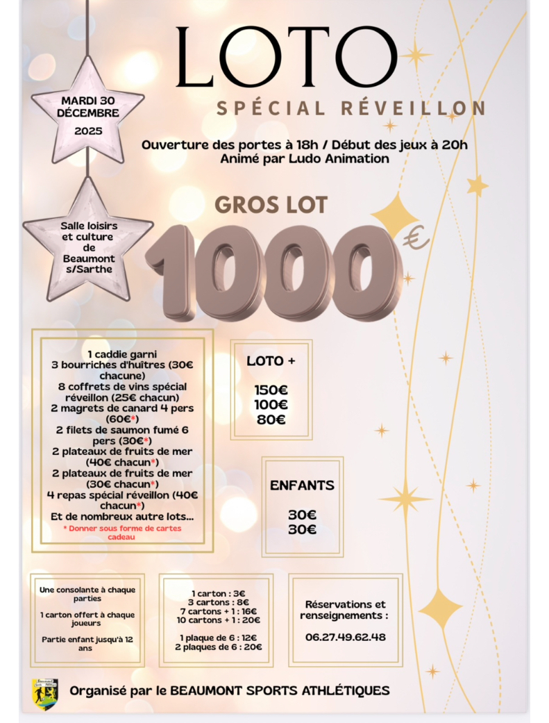 Loto Spécial Réveillon