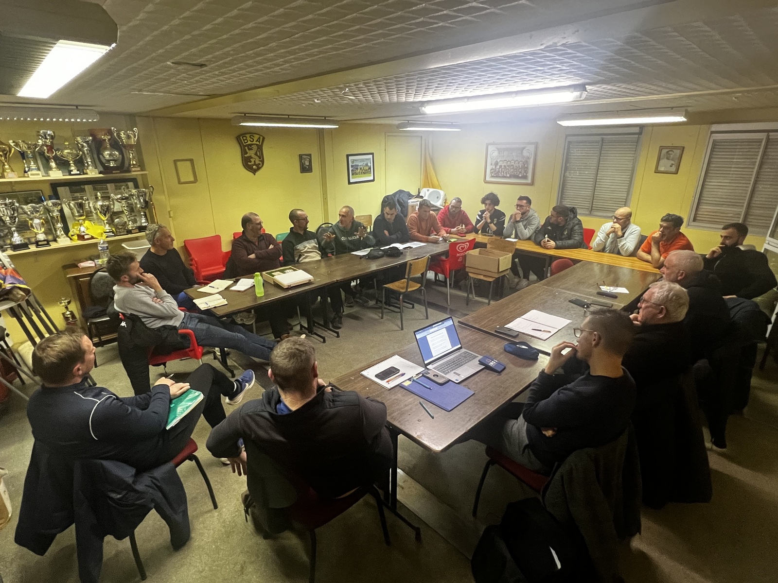 Réunion technique avec les éducateurs