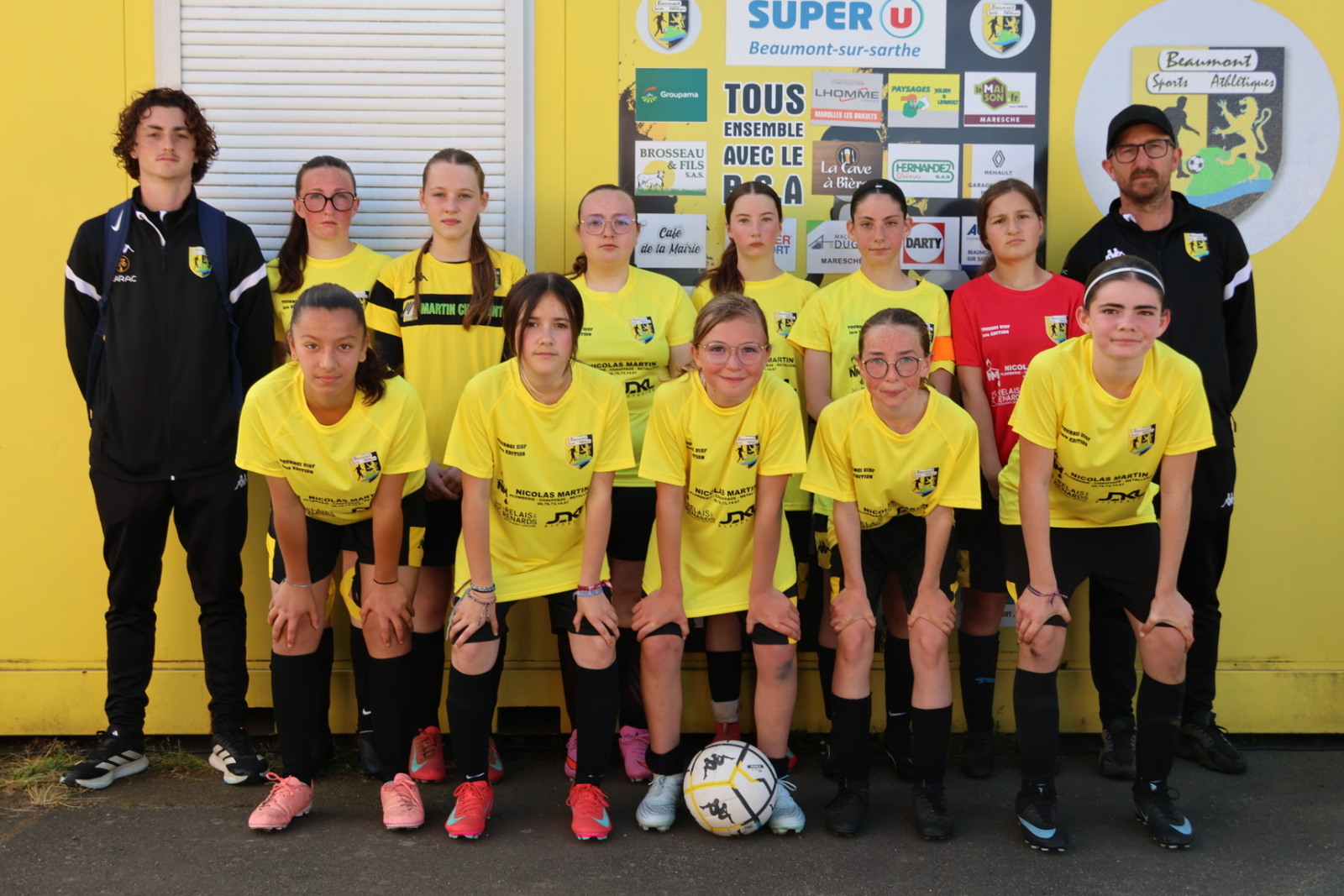 16 équipes du 1er tournoi féminin U15