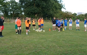 Reprise de l'entraînement senior