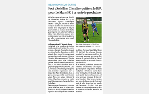 Sohéline Chevalier signe au Mans FC