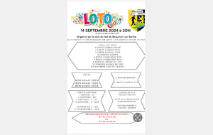 Loto samedi 14 septembre 2024