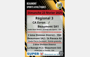 Agenda Sportif du BSA 