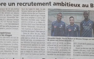 Article les Alpes Mancelles 