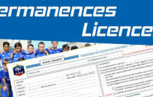 Permanence licences samedi 23 Août 2025 10h-12h