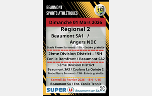 Agenda Sportif du BSA