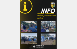Stage de cohésion en Vendée pour les seniors