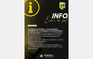 Le club recrute !