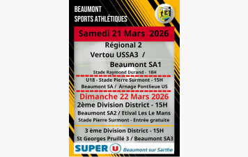Agenda Sportif du BSA