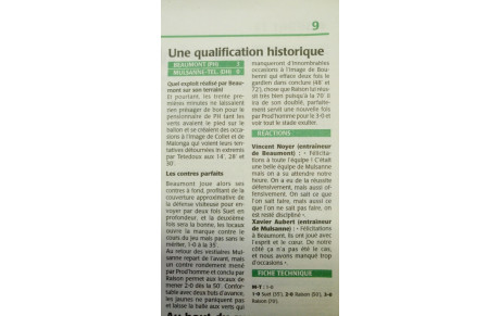 Article le Maine Libre