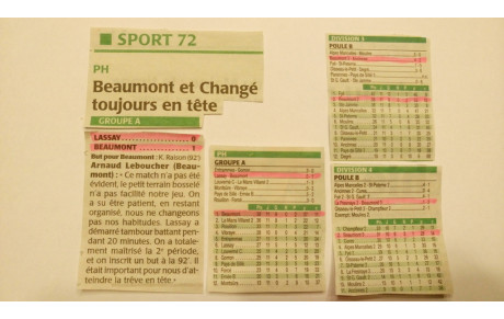 Beaumont SA 1 champion d'automne