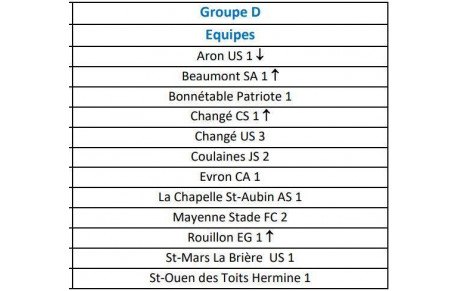  Division Régionale d'Honneur  groupe D