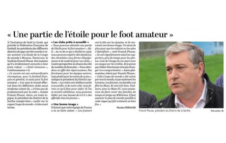 Le Président en finale...