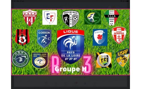 Composition du groupe H de Régional 3