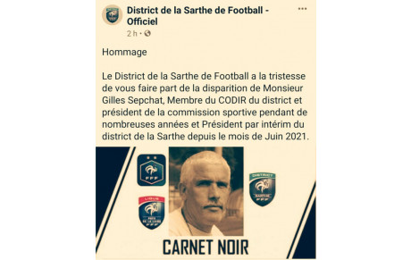 Un grand homme vient de nous quitter.