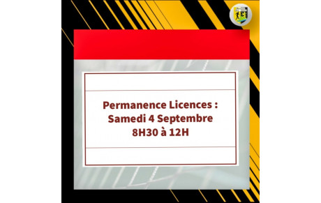 Permanence licences 