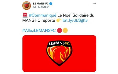 Le Noël solidaire du Mans FC au MMA demain soir est annulé.