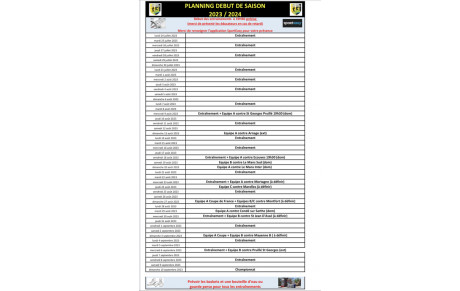 Programme de reprise Seniors 