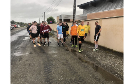 Entraînement sous la pluie 