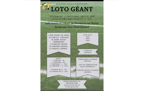 Loto géant 