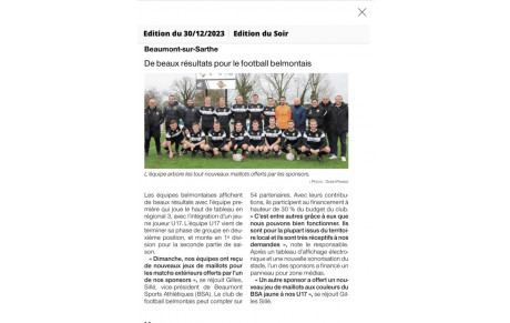 Article Ouest France 