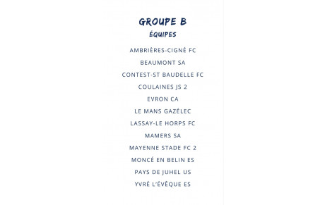 Groupe B Régional 3