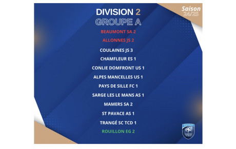 Division 2 - groupe A