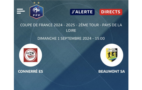 Tirage au sort du 2ème tour de coupe de France 