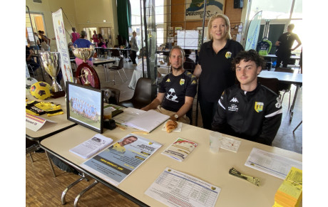 La Team BSA est en place pour le forum des associations.