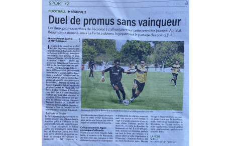 Article Le Maine Libre du jour