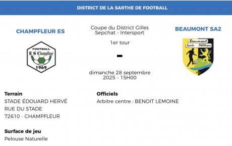 Coupe du District de la Sarthe