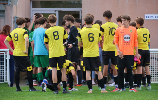 Entrée des joueurs pour octobre rose ( Crédit photo : Gilles Sillé )